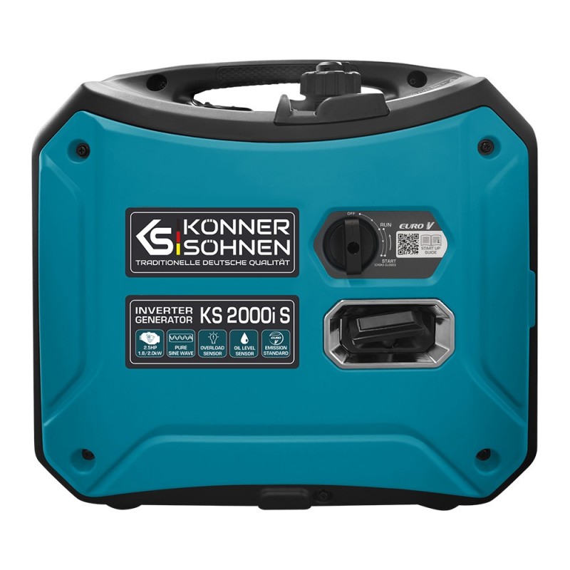Generator de curent 2.0 kW inverter - benzina - insonorizat - Konner & Sohnen - KS-2000i-S