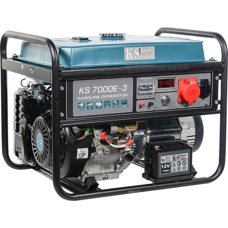 Generator de curent 5.5 kW benzina PRO - Konner & Sohnen - KS-7000E-3