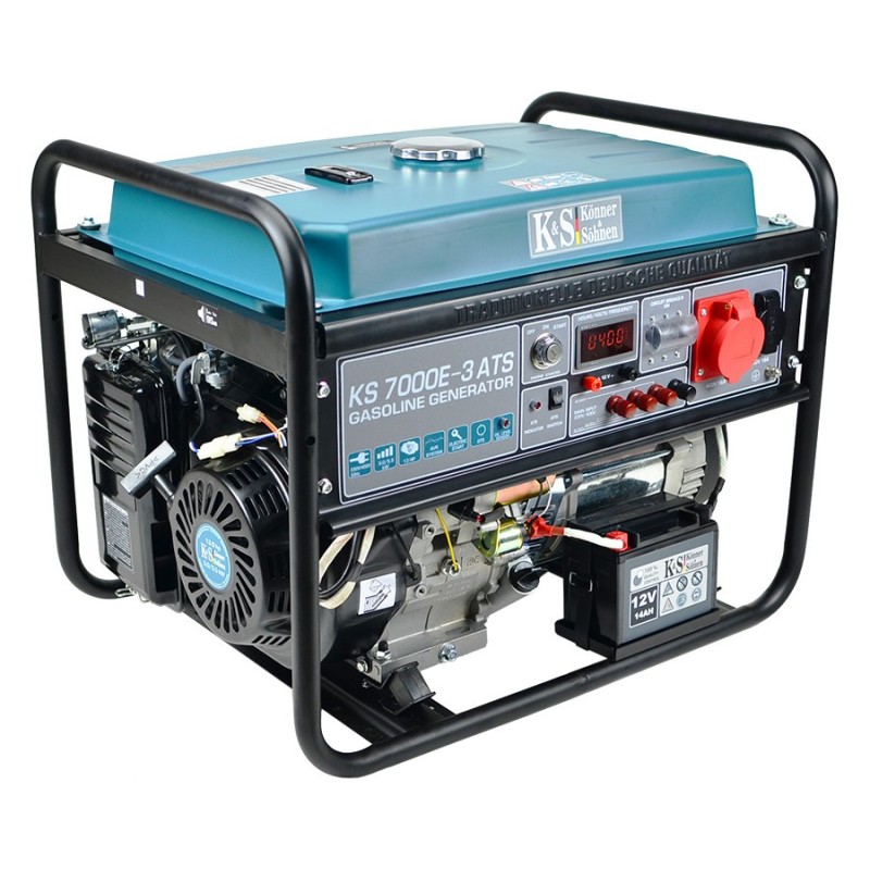 Generator de curent 5.5 kW benzina PRO - Konner & Sohnen - KS-7000E-3-ATS