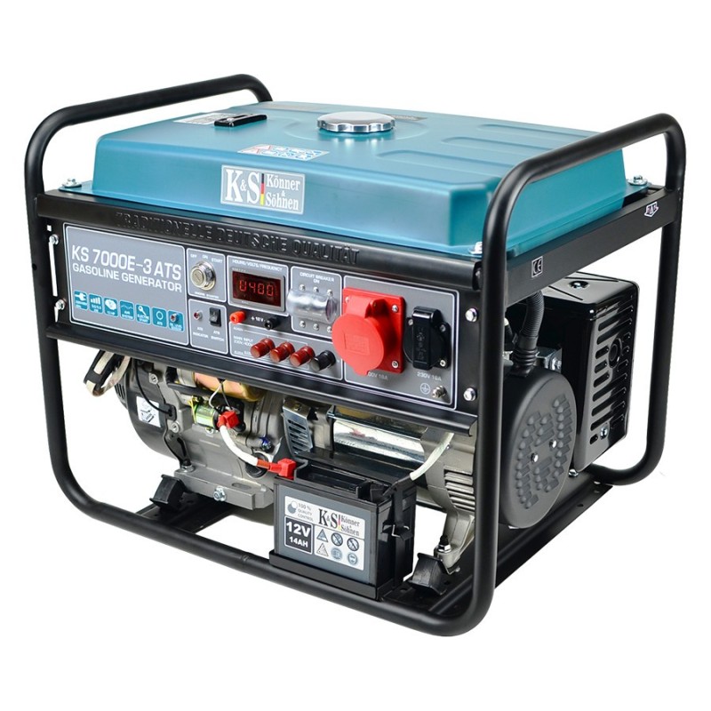 Generator de curent 5.5 kW benzina PRO - Konner & Sohnen - KS-7000E-3-ATS