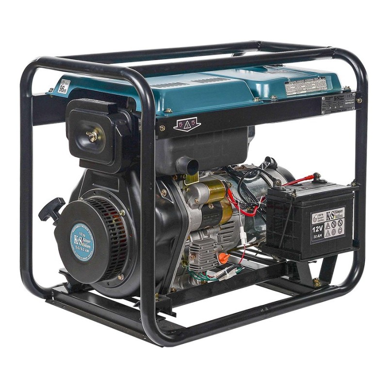 Generator de curent 5.5 kW diesel - Heavy Duty - Konner & Sohnen - KS-6100DE-HD