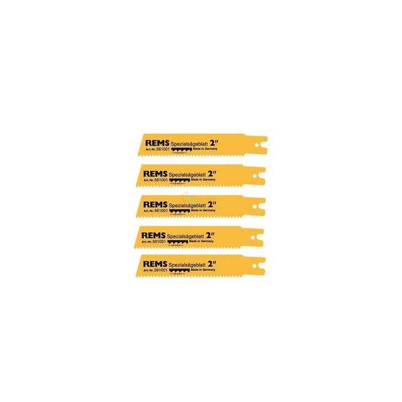 REMS Pachet special de 5 lame de fierastrau 2"/140-3.2 pentru REMS Cat VE, Tiger/VE/SR, Akku-Cat 22 V VE 561001