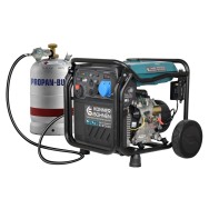 Generator de curent 8 kW inverter - HIBRID (GPL + benzina) - Konner & Sohnen - KS-8100iEG