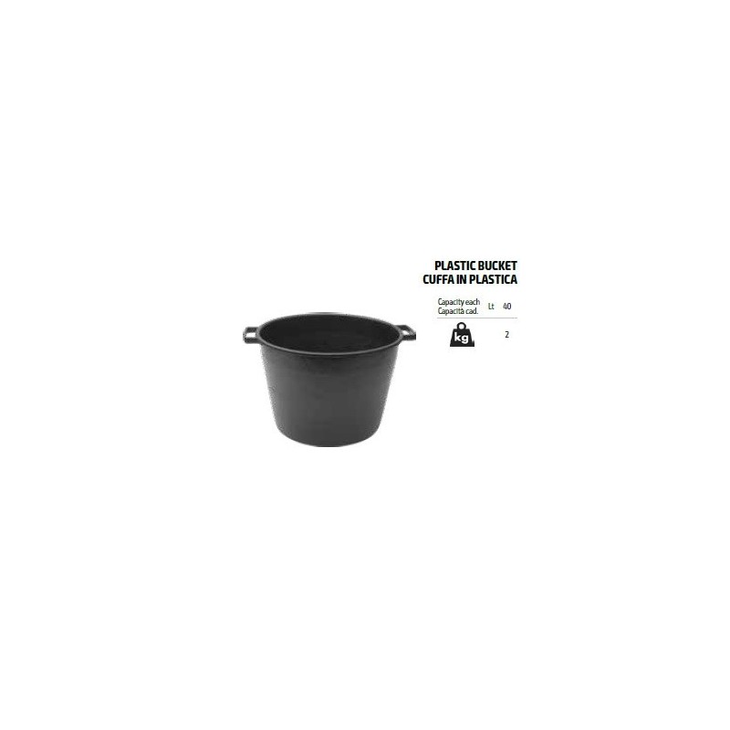 Galeata plastic 40l - Officine Iori