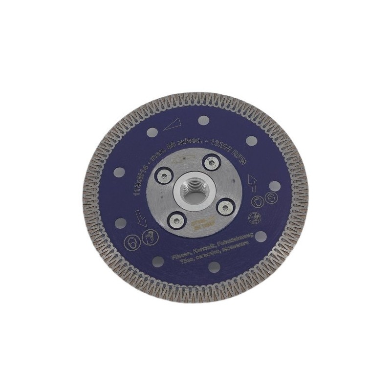 Disc DiamantatExpert pt. Ceramica dura, portelan, gresie 115xM14 (mm) Super Premium - DXDH.3901.115.M14