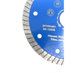 Disc DiamantatExpert pt. Gresie ft. dura, Portelan dur, Granit- Turbo 115x22.2 (mm) Super Premium - DXDH.3957.115.22