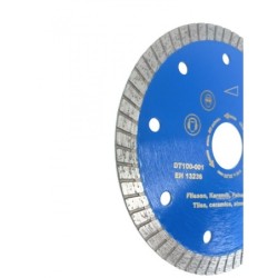 Disc DiamantatExpert pt. Gresie ft. dura, Portelan dur, Granit- Turbo 125x22.2 (mm) Super Premium - DXDH.3957.125.22