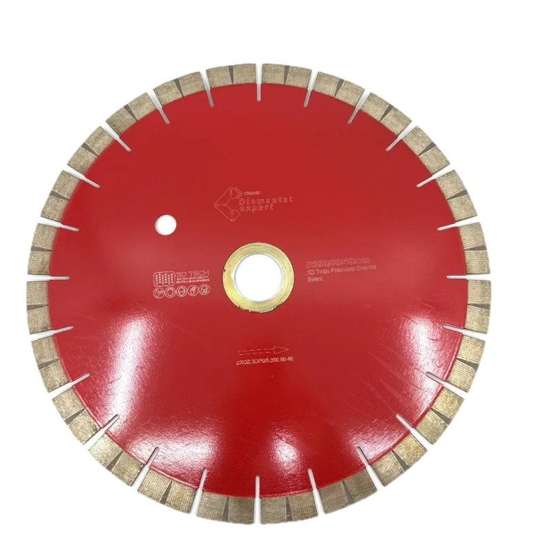 Disc DiamantatExpert 3DTECH pt. Granit si Materiale foarte dure - Sandwich Silentios - 380mm ULTRA Premium - DXQZ.3DPGS.350.60-4