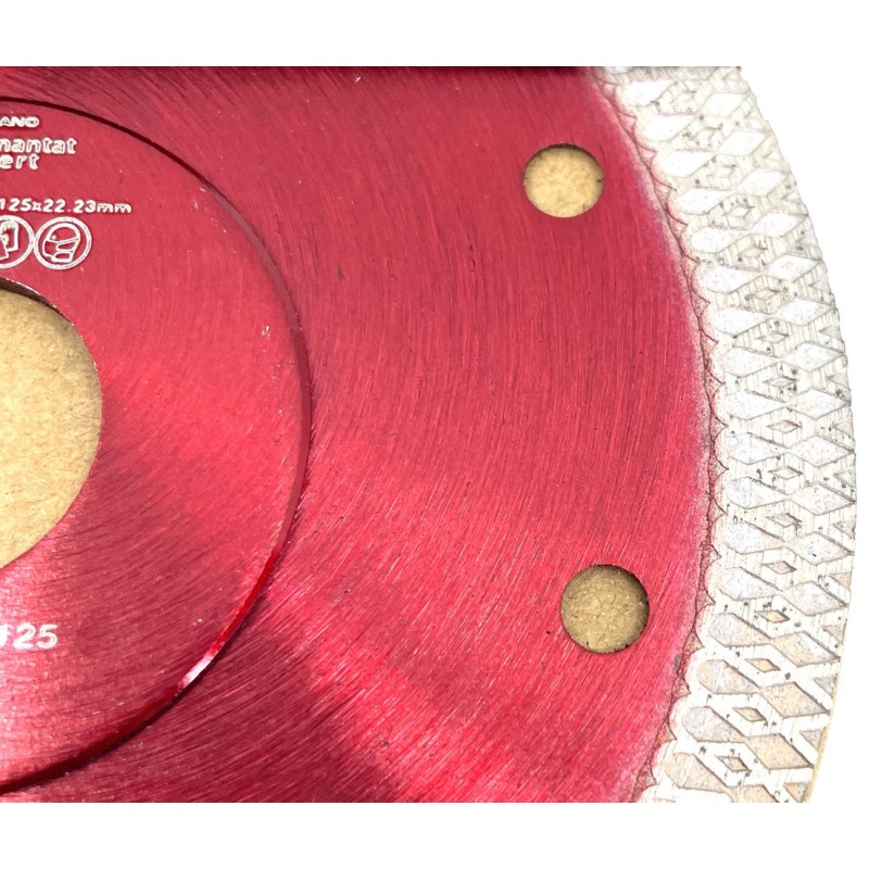 Disc DiamantatExpert pt. Portelan dur & Gresie ft. dura 125x22.2 (mm) Premium - DXDY.XTURBO.125