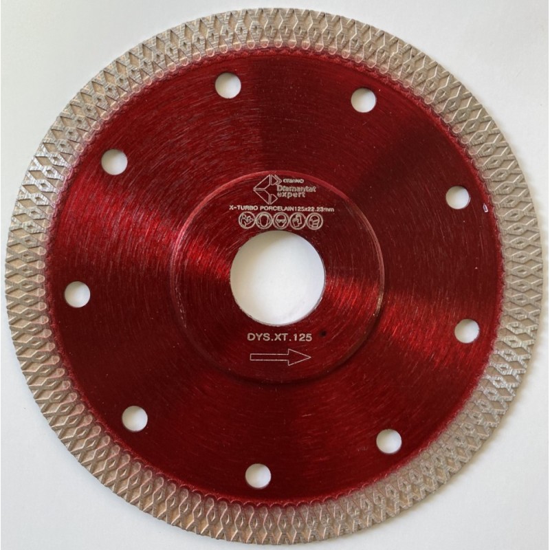 Disc DiamantatExpert pt. Portelan dur & Gresie ft. dura 125x22.2 (mm) Premium - DXDY.XTURBO.125