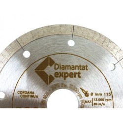 Disc DiamantatExpert pt. Portelan dur, ceramica dura - Ultra Long Life 125x22.2 (mm) Ultra Premium - DXWD.QNBT.125