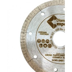 Disc DiamantatExpert pt. Portelan dur, ceramica dura - Ultra Long Life 125x22.2 (mm) Ultra Premium - DXWD.QNBT.125