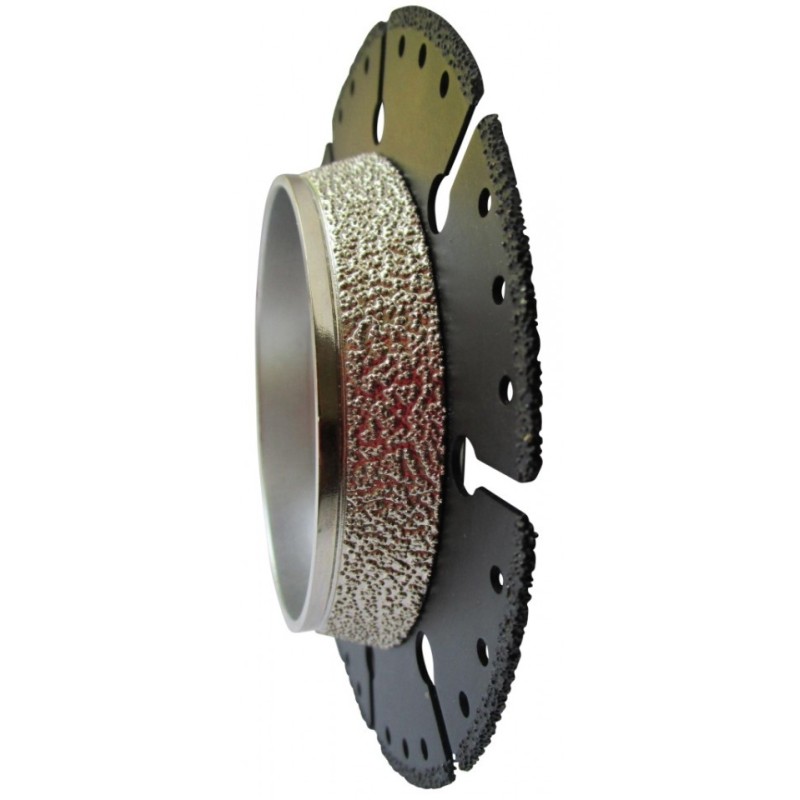 Disc DiamantatExpert pt. taiere si sanfrenare tevi de plastic 125x22.2 (mm) Super Premium - DXDH.9107.125.TA