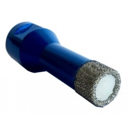 Carota diamantata pt. gresie portelanata & piatra - diam. 14mm -cu ceara- Super Premium - DXDH.80407.014.W