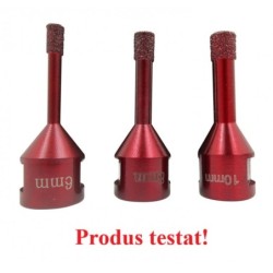 Carota diamantata pt. gresie portelanata & piatra - diam. 12mm - Premium - DXDH.80408.12.W