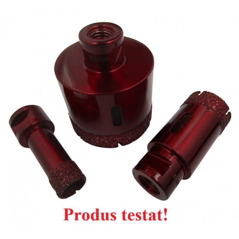 Carota diamantata pt. gresie portelanata & piatra - diam. 40mm - Premium - DXDH.80408.40