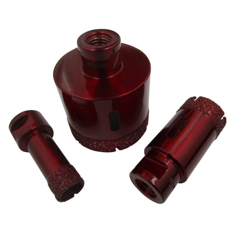 Carota diamantata pt. gresie portelanata & piatra - diam. 65mm - Premium - DXDH.80408.65