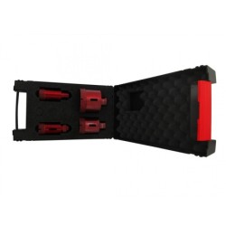 Set 4 carote diamantate pt. gresie portelanata & piatra - diam. 35, 40, 50, 68mm Premium - DXDH.80408.S35-68