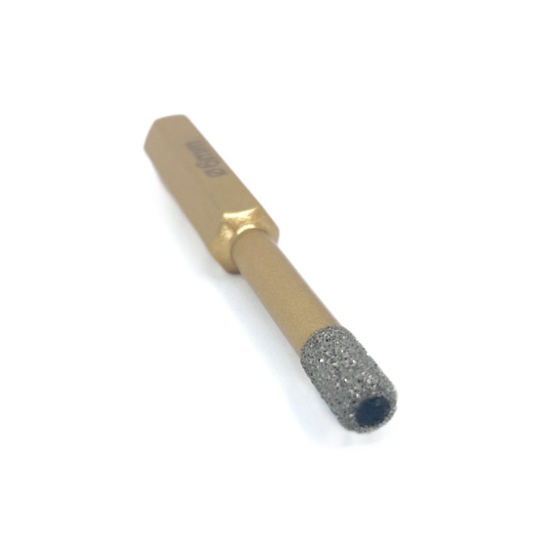 Carota diamantata pt. gresie portelanata & piatra - diam. 6mm - Super Premium - DXDH.80409.06 Carota diamantata pt. gresie portelanata & piatra - diam. 6mm - Super Premium - DXDH.80409.06