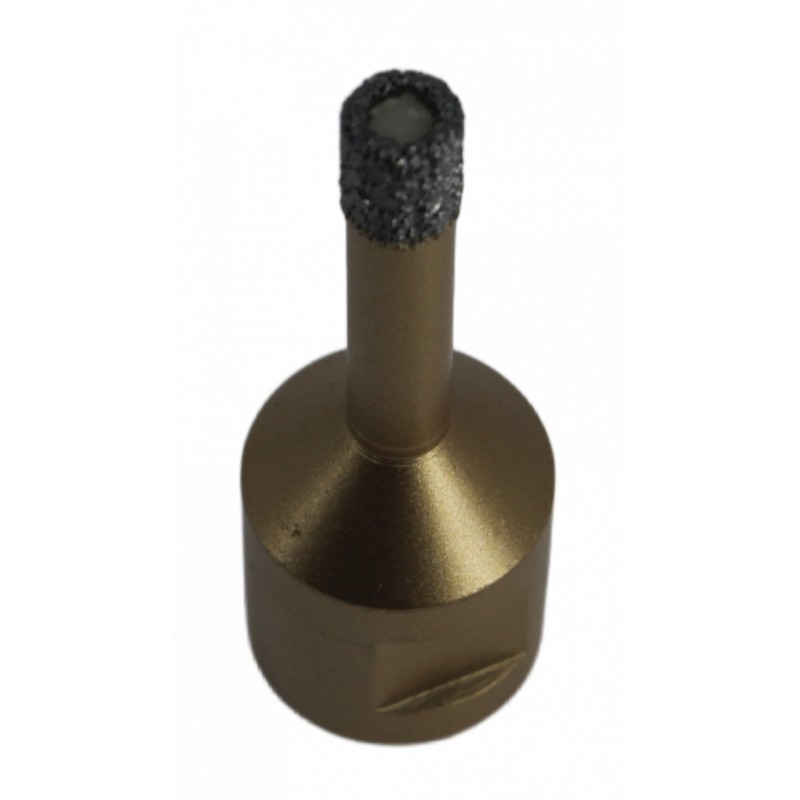 Carota diamantata pt. gresie portelanata & piatra - diam. 8mm -cu ceara- Premium - DXDY.GOLDrill.08