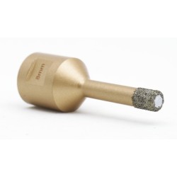 Carota diamantata pt. gresie portelanata & piatra - diam. 8mm -cu ceara- Premium - DXDY.GOLDrill.08