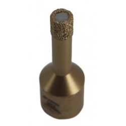Carota diamantata pt. gresie portelanata & piatra - diam. 10mm -cu ceara- Premium - DXDY.GOLDrill.10