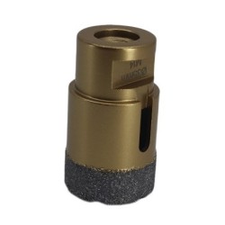 Carota diamantata pt. gresie portelanata & piatra - diam. 35mm - Premium - DXDY.GOLDrill.35