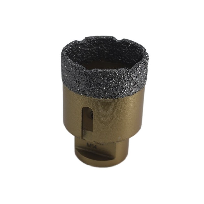 Carota diamantata pt. gresie portelanata & piatra - diam. 43mm - Premium - DXDY.GOLDrill.43