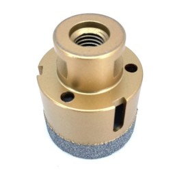 Carota diamantata pt. gresie portelanata & piatra - diam. 50mm - Premium - DXDY.GOLDrill.50