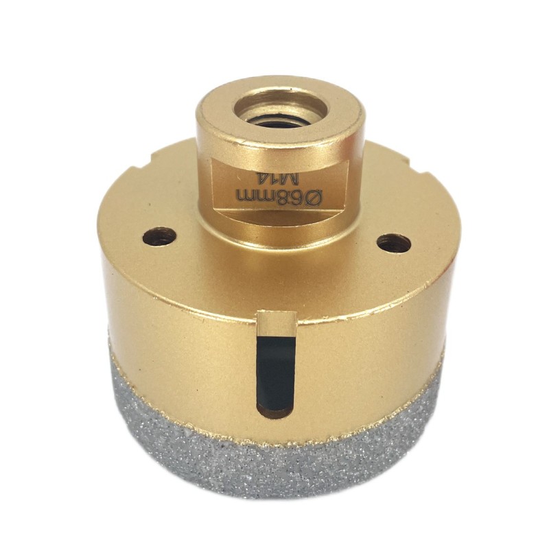 Carota diamantata pt. gresie portelanata & piatra - diam. 68mm - Premium - DXDY.GOLDrill.68