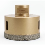 Carota diamantata pt. gresie portelanata & piatra - diam. 75mm - Premium - DXDY.GOLDrill.75