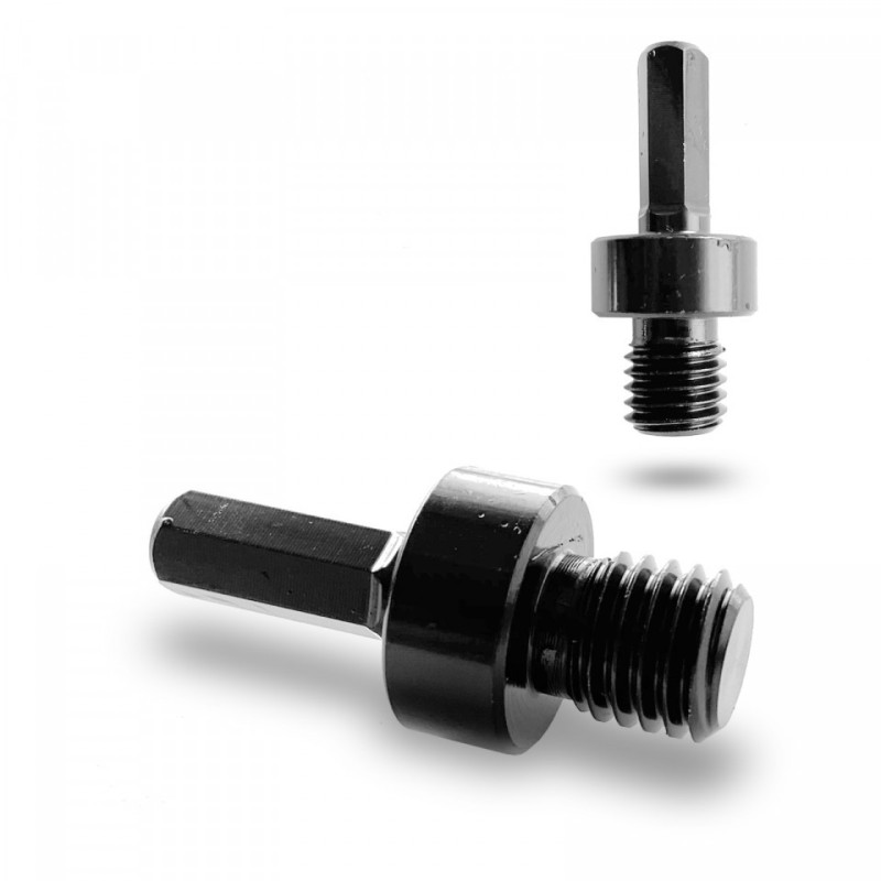 Adaptor pentru carote diamantate - M14 la hexagon pt. masina de gaurit - DXDY.M14HEXADA