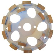 Cupa diamantata rand dublu "dinti scurti" - Beton 125x22.2mm Profesional Standard - DXDH.4207.125