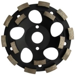 Cupa diamantata rand dublu diamant pt. Sapa/Abrazive 180x22.2mm Premium - DXDH.4307.180