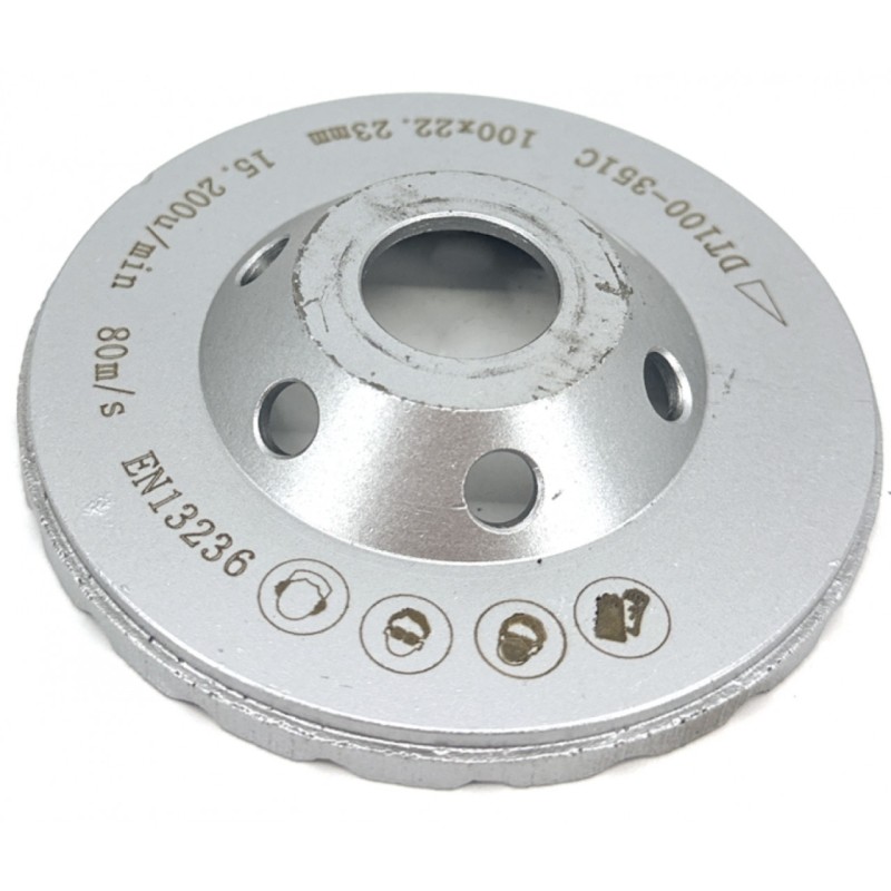 Cupa diamantata Turbo pt. Beton 115x22.2mm Profesional Standard - DXDH.4817.115C