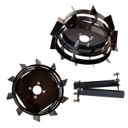 ProGARDEN set roti metalice 440x180mm, manicot cu flanse, hex 32mm