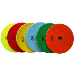 Paduri / dischete diamantate pt. slefuire uscata de pardoseli, #100 125mm - Super Premium - DXDH.25007.125.0100