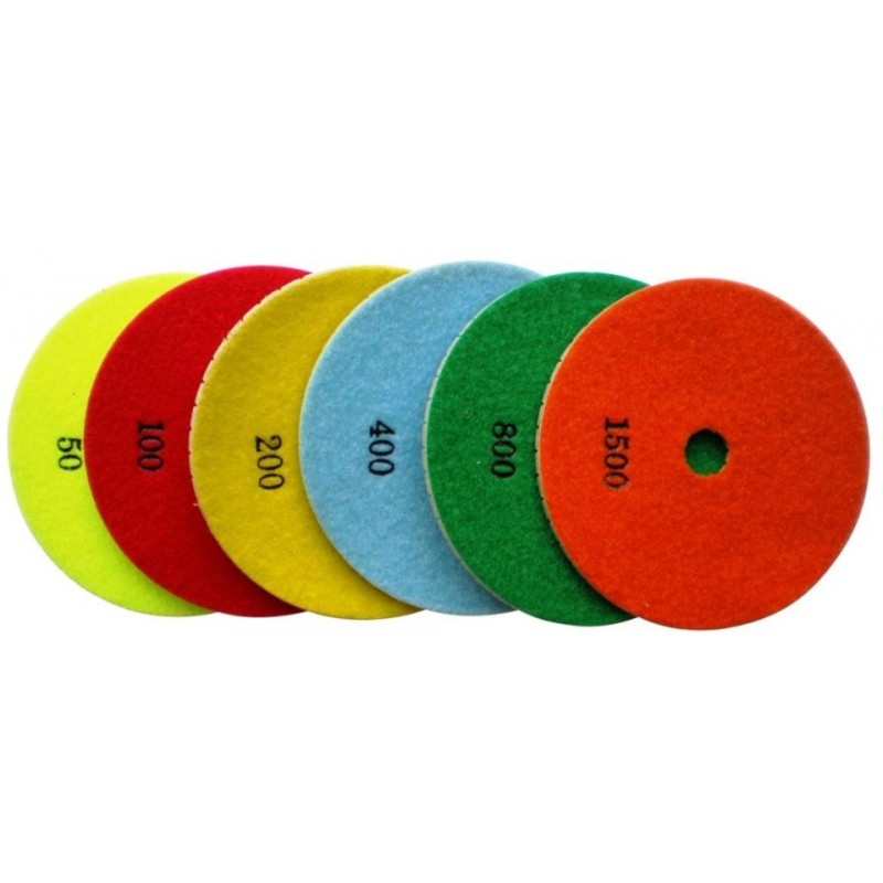 Paduri / dischete diamantate pt. slefuire uscata de pardoseli, #50 125mm - Super Premium - DXDH.25007.125.0050