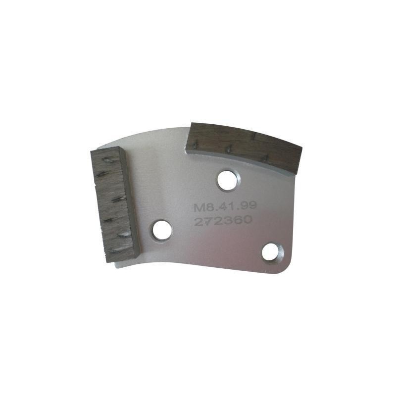 Placa cu segmenti diamantati pt. slefuire pardoseli - segment DPC dual - prindere M8 - DXDH.8508.41.99