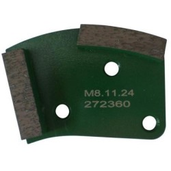 Placa cu segmenti diamantati pt. slefuire pardoseli - segment dur (verde) - # 80 - prindere M8 - DXDH.8508.11.25