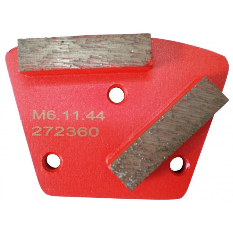 Placa cu segmenti diamantati pt. slefuire pardoseli - segment mediu (rosu) - # 30 - prindere M6 - DXDH.8506.11.43