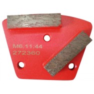 Placa cu segmenti diamantati pt. slefuire pardoseli - segment mediu (rosu) - # 40 - prindere M6 - DXDH.8506.11.44