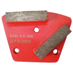 Placa cu segmenti diamantati pt. slefuire pardoseli - segment mediu (rosu) - # 16 - prindere M6 - DXDH.8506.11.41