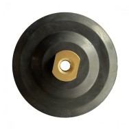 Suport flexibil cu velcro pt. dischete / paduri diamantate si accesorii cu scai Ø125mm - prindere M14 -DXDY.PADSUP.RUB.125