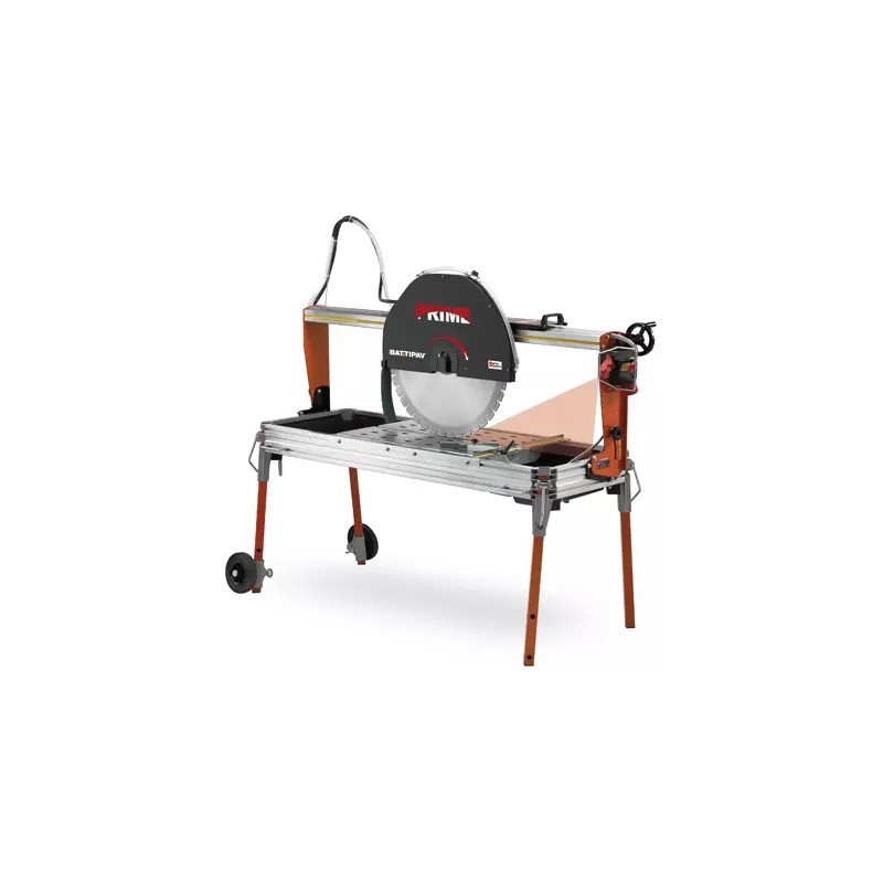 Masina de taiat caramida, materiale de constructii - 61.5cm, 4.0kW, PRIME 700S, kit laser si roti - Battipav-90701