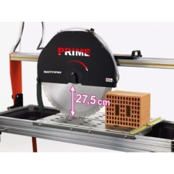 Masina de taiat caramida, materiale de constructii - 61.5cm, 4.0kW, PRIME 700S, kit laser si roti - Battipav-90701
