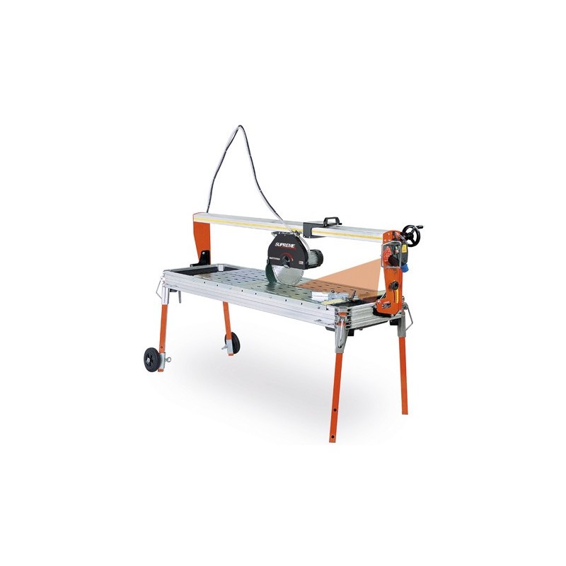 Masina de taiat marmura, granit 150cm, 2.2kW, SUPREME 150S cu laser si roti - Battipav-81501