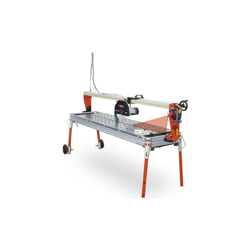 Masina de taiat placi, materiale de constructii - 200cm, 2.2kW, PRIME 200S, kit laser si roti - Battipav-92001