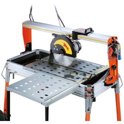 Masina de taiat placi, materiale de constructii - 200cm, 2.2kW, PRIME 200S, kit laser si roti - Battipav-92001
