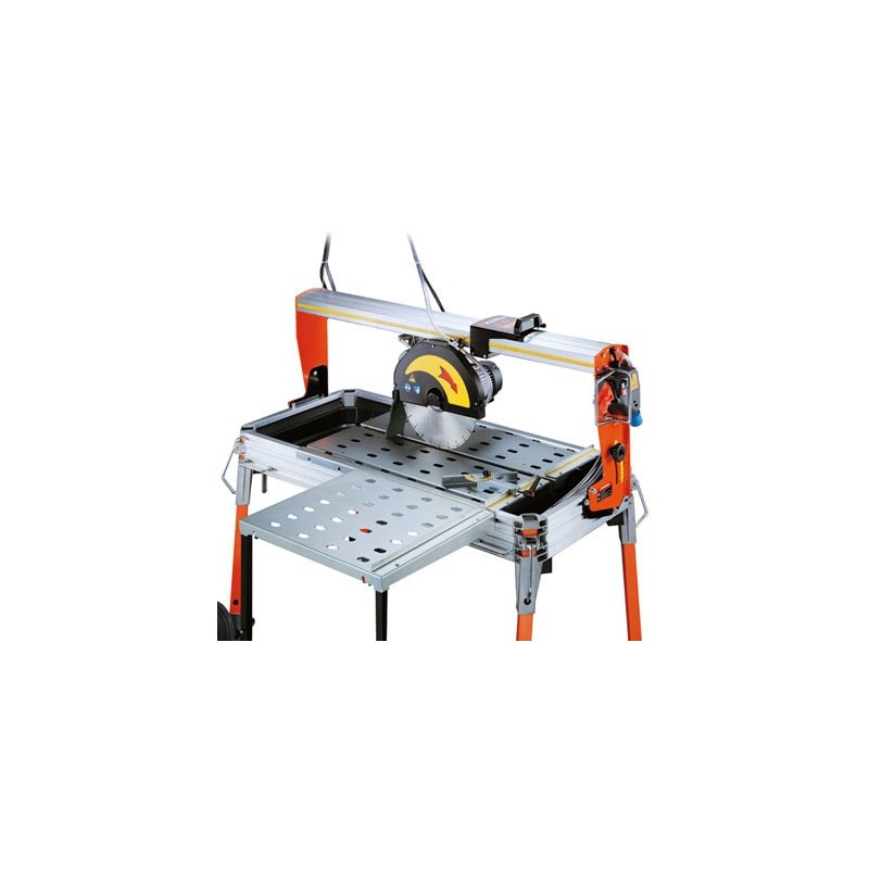 Masina de taiat placi, materiale de constructii - 200cm, 2.2kW, PRIME 200S, kit laser si roti - Battipav-92001